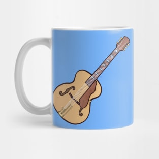 Retro acoustic guitar Mug
